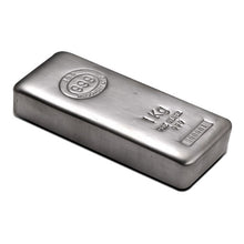Load image into Gallery viewer, 1 Kilo JBR Silver Bar – Serial Numbered | Zion Metals