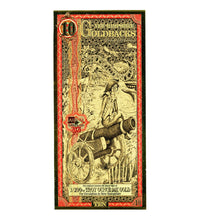 Load image into Gallery viewer, 10 New Hampshire Goldback (2021) - Aurum Gold Note (24k) | Zion Metals