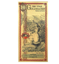 Load image into Gallery viewer, 10 Utah Goldback (2021) - Aurum Gold Note (24k) | Zion Metals