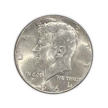 Load image into Gallery viewer, 90% Silver 1964 Kennedy Half Dollars - $1 Face Value Circulated (2 Coins) | Zion Metals