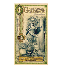 Load image into Gallery viewer, 1 Nevada Goldback (2022) - Aurum Gold Note (24k) | Zion Metals