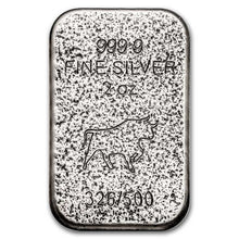 Load image into Gallery viewer, 2 oz Silver Cast Bar Poker Cards: King of Spades (With Box & COA)