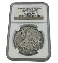 Load image into Gallery viewer, 2005 Belarus Tales of the World - The Snow Queen NGC MS68 Silver Coin | Zion Metals