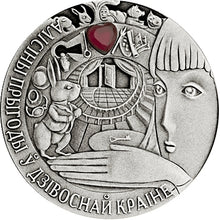 Load image into Gallery viewer, 2007 Belarus Tales of the World - Alice's Adventures in Wonderland Silver Coin | Zion Metals