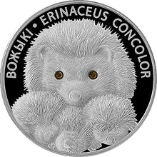 Load image into Gallery viewer, 2011 Belarus Four Hedgehogs Silver Coin | Zion Metals