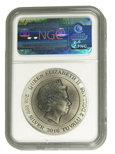 Load image into Gallery viewer, 2016 Tuvalu 2 oz Silver Norse Gods Odin NGC PF69 Antique Silver Coin | Zion Metals