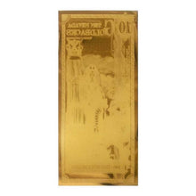 Load image into Gallery viewer, 10 Nevada Goldback (2022) - Aurum Gold Note (24k) | Zion Metals