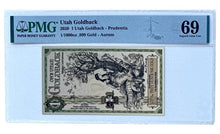 Load image into Gallery viewer, 1 Utah Goldback 2020 - Aurum Gold Note (24k) PMG 69 | Zion Metals
