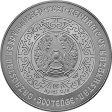 Load image into Gallery viewer, 2021 Kazakhstan 1 oz Silver Swan Aqqu Coin | Zion Metals