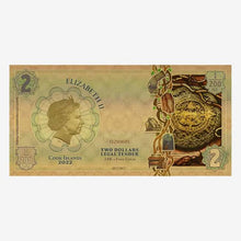 Load image into Gallery viewer, 2022 Cook Islands STORY Threads of Light 24k Gold Note