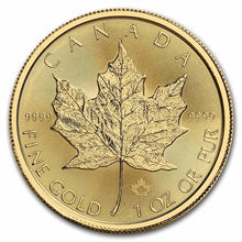 Load image into Gallery viewer, 2022 Canada 1 oz Gold Maple Leaf BU | Zion Metals