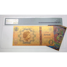 Load image into Gallery viewer, 2022 Cook Islands FAITH Seven Pillars of Humanity Legal Tender 24K Gold Note - Graded PMG 70 | Zion Metals