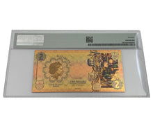 Load image into Gallery viewer, 2022 Cook Islands DISCOVERY Threads of Light 24K Gold Note - Graded PMG 70 | Zion Metals