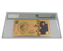 Load image into Gallery viewer, 2022 Cook Islands ORIGINS Threads of Light 24K Gold Note - Graded PMG 70 | Zion Metals
