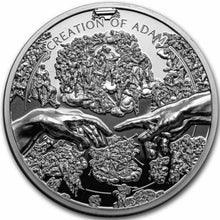 Load image into Gallery viewer, 2023 Cook Islands 1 oz Antique Silver X-Ray: Creation of Adam | Zion Metals