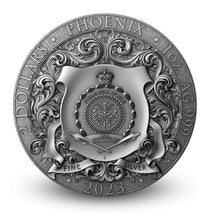 Load image into Gallery viewer, 2023 Niue 1oz Antique Finish PHOENIX Coin