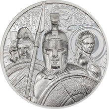 Load image into Gallery viewer, 2023 Cook Islands Sparta 1 oz Proof Silver Coin | Zion Metals