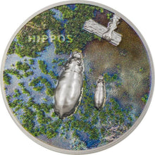 Load image into Gallery viewer, 2023 Palau 1 oz Silver $5 Split Views: Hippo Ultra High Relief