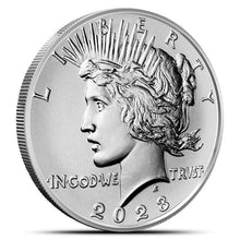 Load image into Gallery viewer, 2023 Peace Dollar Silver Coin with Box & CoA | Zion Metals