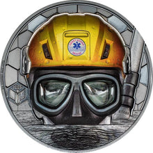 Load image into Gallery viewer, 2023 Cook Islands 3 oz Proof Silver Real Heroes Coast Guard Coin