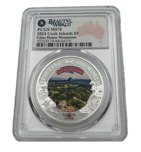 Load image into Gallery viewer, 2024 Cook Islands Beauty of the World - Glass House Mountains PCGS MS70 Silver 1 oz Coin | Zion Metals