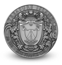 Load image into Gallery viewer, 2024 Cameroon 2 oz Silver Antique Treasure Island (Box&COA)