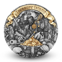Load image into Gallery viewer, 2024 Cameroon 2 oz Silver Antique Treasure Island (Box&COA)