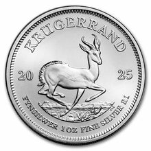 Load image into Gallery viewer, 2025 South African Krugerrand 1 oz Silver Coin BU