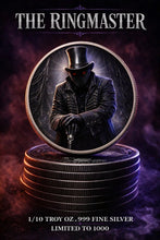 Load image into Gallery viewer, 2026 United States Midnight Circus The Ringmaster 1/10 oz Silver Colorized Coin