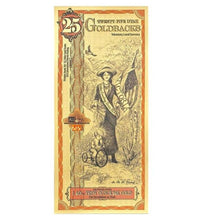 Load image into Gallery viewer, 25 Utah Goldback (2021) - Aurum Gold Note (24k) | Zion Metals