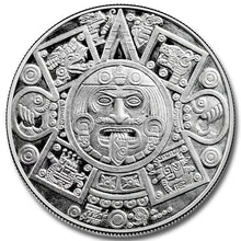 Load image into Gallery viewer, Aztec Eagle Warrior 1 oz Silver Round