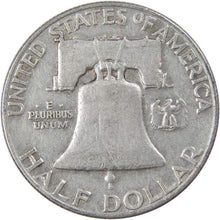 Load image into Gallery viewer, 90% Silver Franklin Half Dollars - $1 Face Value Circulated (2 Coins) | Zion Metals