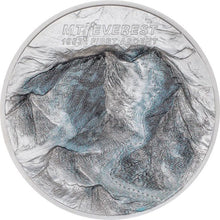 Load image into Gallery viewer, 2023 Cook Islands 2 oz Silver Mt. Everest First Ascent Coin | Zion Metals