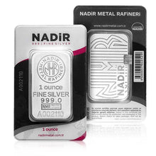 Load image into Gallery viewer, 1 oz Nadir Silver Bar | Zion Metals