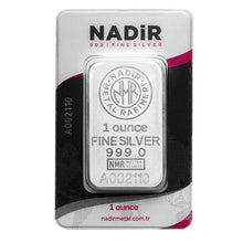Load image into Gallery viewer, 1 oz Nadir Silver Bar | Zion Metals
