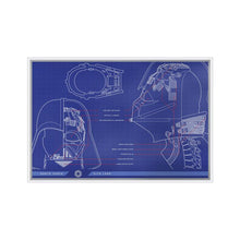 Load image into Gallery viewer, 2025 Star Wars - Darth Vader Helmet Blueprint 1 oz Silver Note
