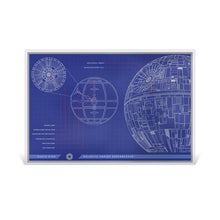 Load image into Gallery viewer, 2025 Star Wars - Death Star Blueprint 1 oz Silver Note