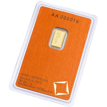 Load image into Gallery viewer, 1 Gram Valcambi Gold Bar - in Assay | Zion Metals
