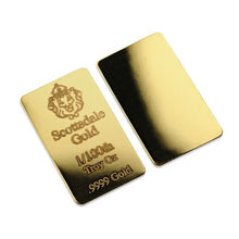 Load image into Gallery viewer, 1/100th oz Scottsdale Gold Bar | Zion Metals