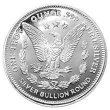 Load image into Gallery viewer, 1 oz Silver Morgan Dollar Design Round | Zion Metals