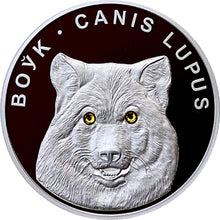 Load image into Gallery viewer, 2007 Belarus Wolf Environmental Protection Series Silver Coin | Zion Metals