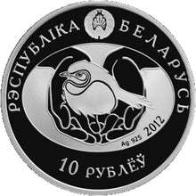 Load image into Gallery viewer, 2012 Belarus Black Swift Silver Coin | Zion Metals