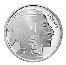 Load image into Gallery viewer, 2012 AMERICAN BUFFALO INDIAN HEAD SILVER 1 OZ .999 ROUND TONED | Zion Metals