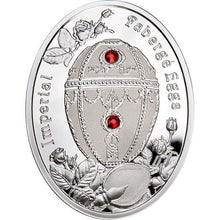 Load image into Gallery viewer, 2012 Niue $1 Rosebud Egg - Imperial Faberge Eggs Proof Silver Coin | Zion Metals