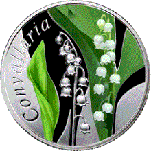 Load image into Gallery viewer, 2013 Belarus Under the Charm of Flowers Convallaria Silver Coin- Zion Metals