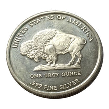 Load image into Gallery viewer, 2013 AMERICAN BUFFALO INDIAN HEAD SILVER 1 OZ .999 ROUND TONED | Zion Metals