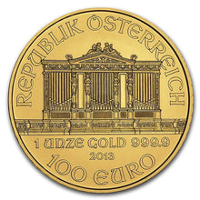 Load image into Gallery viewer, 2013 Austria 1 oz Gold Philharmonic BU | Zion Metals