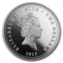 Load image into Gallery viewer, 2013 Niue 1 oz Silver $2 Great Horned Owl Proof | Zion Metals