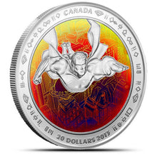 Load image into Gallery viewer, 2013 Canadian Superman Metropolis 1 oz Silver coin (Hologram) | Zion Metals