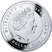 Load image into Gallery viewer, 2014 Niue Black Rhinoceros Endangered Animal Species 1/2 oz Proof Silver Coin | Zion Metals